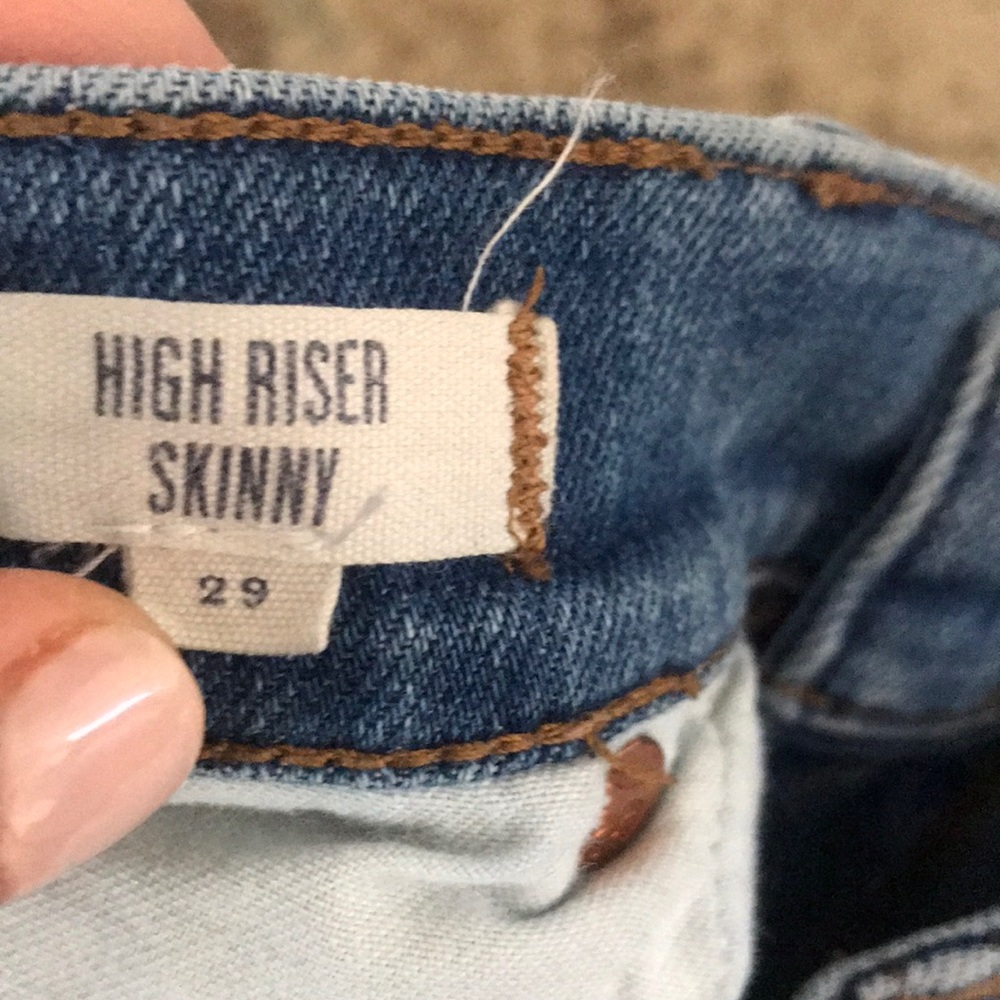 Madewell High Riser Skinny - Picture 3 of 4